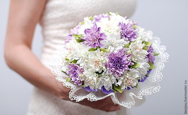 Создаем из фоамирана букет невесты