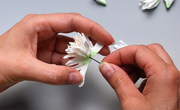 Создаем из фоамирана букет невесты