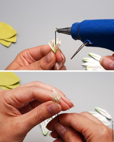 Создаем из фоамирана букет невесты