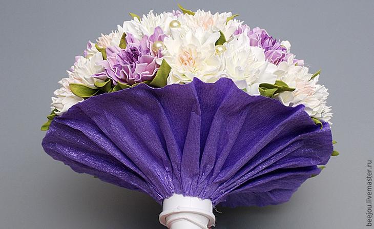 Создаем из фоамирана букет невесты