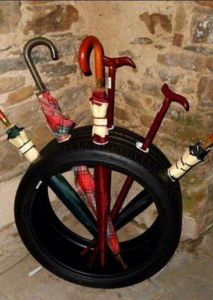 10 лайфхаков со старыми шинами