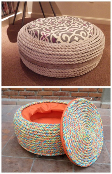 10 лайфхаков со старыми шинами