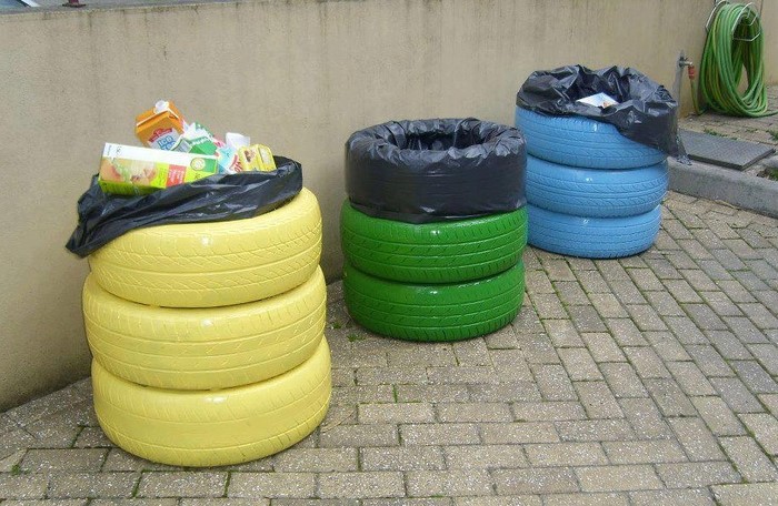 10 лайфхаков со старыми шинами