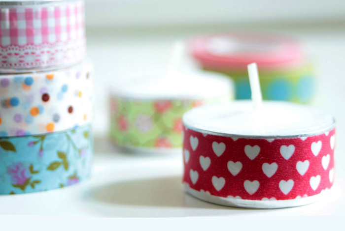 18 интересных идей использования декоративного скотча в интерьере