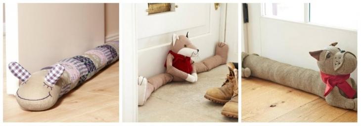 Как сшить своими руками игрушки от сквозняка