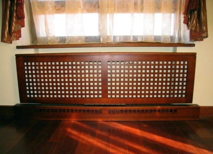 Как же скрыть батарею