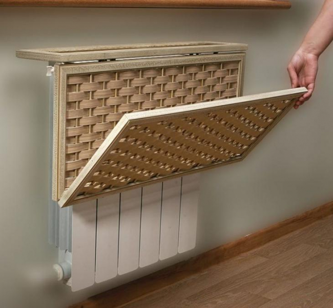 Как же скрыть батарею