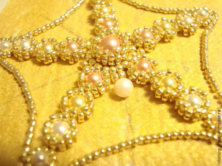 Морская звезда из бисера