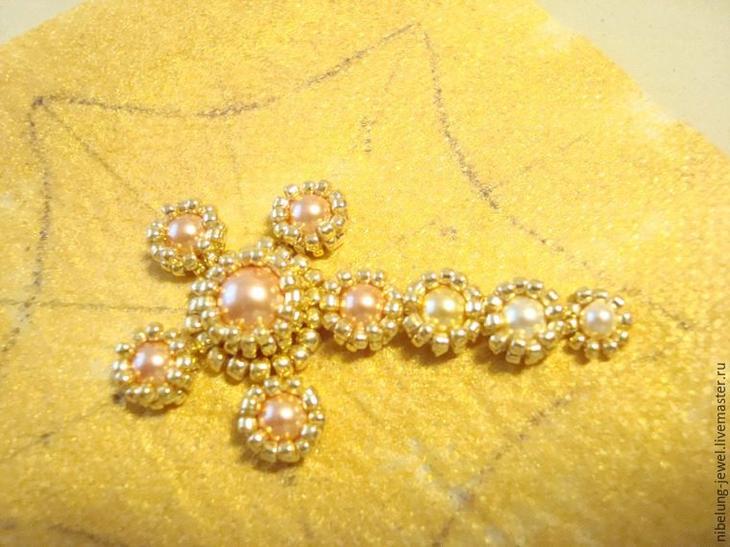 Морская звезда из бисера