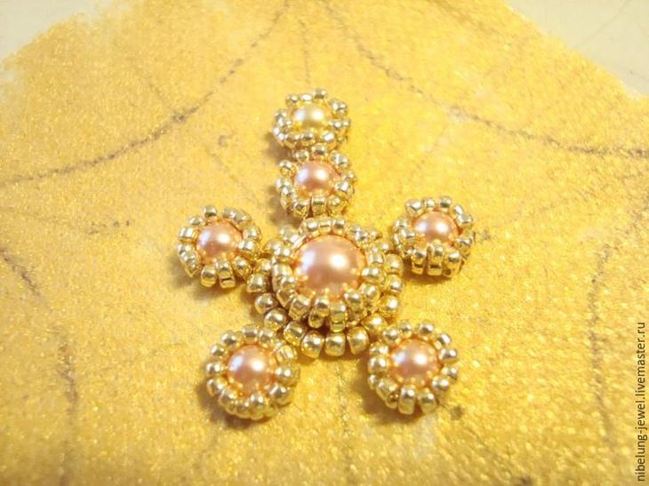 Морская звезда из бисера