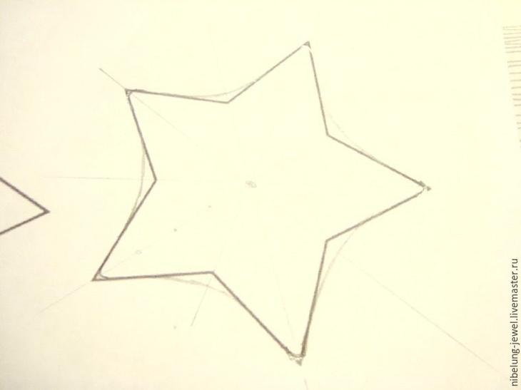 Морская звезда из бисера