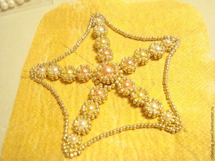Морская звезда из бисера