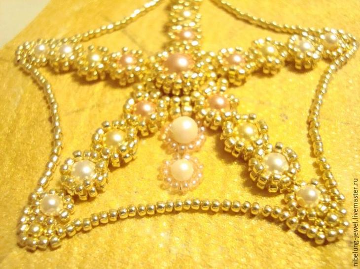 Морская звезда из бисера