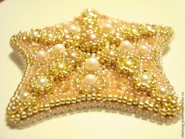 Морская звезда из бисера