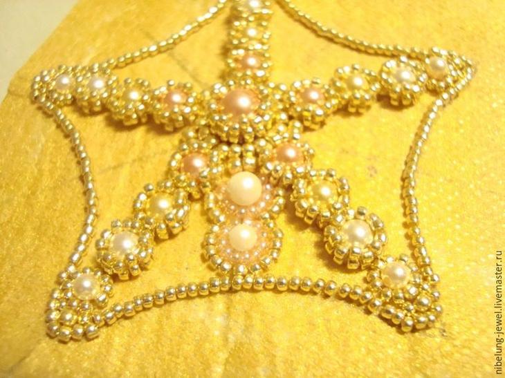 Морская звезда из бисера