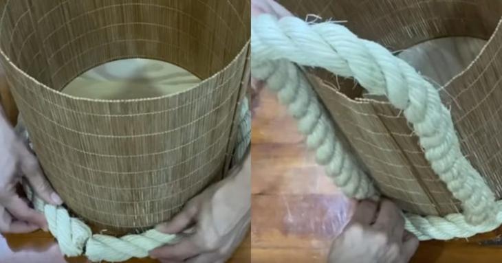 Оригинальная корзина своими руками