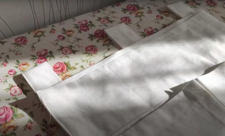 Полезная и удобная вещь для ванной из собранных наволочек