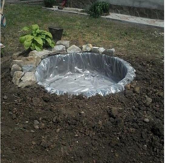 Пруд на даче своими руками