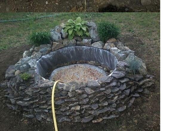 Пруд на даче своими руками