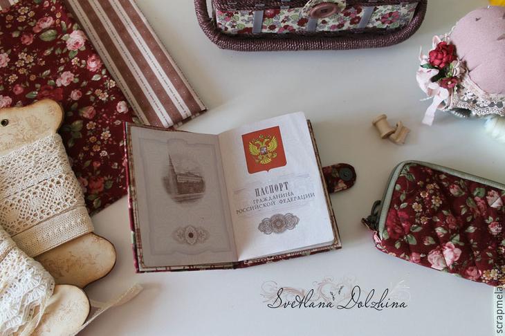 Шьем кошелек и делаем обложку для паспорта на магнитной застежке
