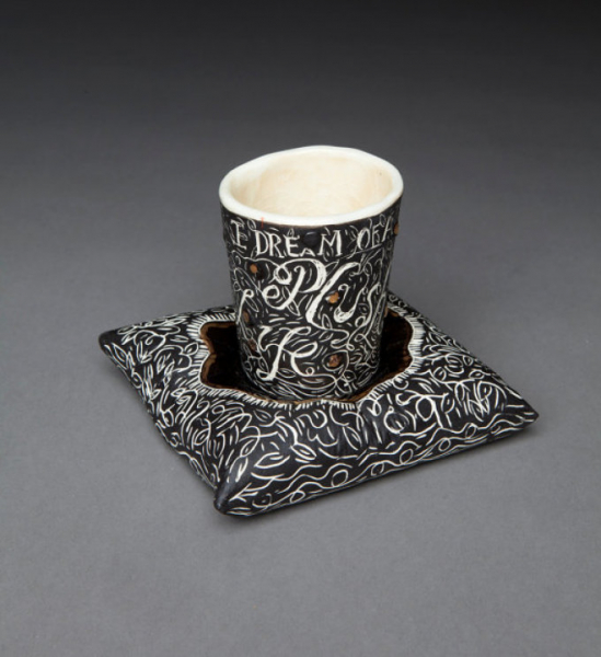 Ваза в технике сграффито — как сделать своими руками