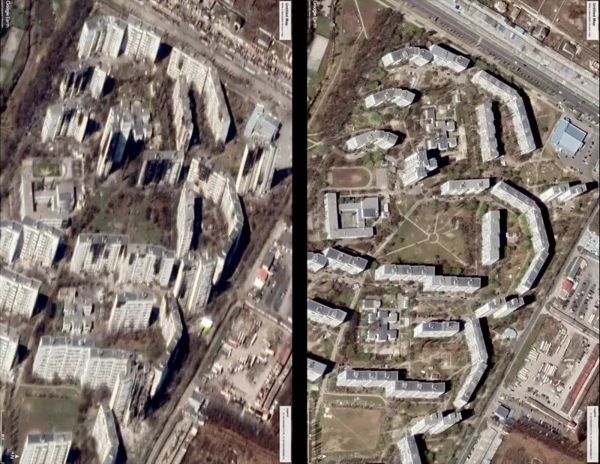 Война на Google Maps: о чем рассказали обновленные спутниковые снимки Киевской, Харьковской и Черниговской областей