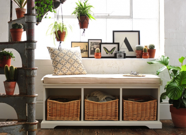 Банкетка с ящиком для обуви: дизайнерские и классические варианты