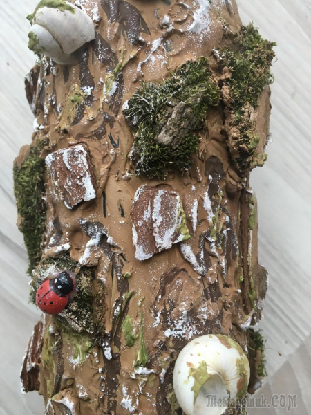 Декор бутылки шпаклевкой своими руками