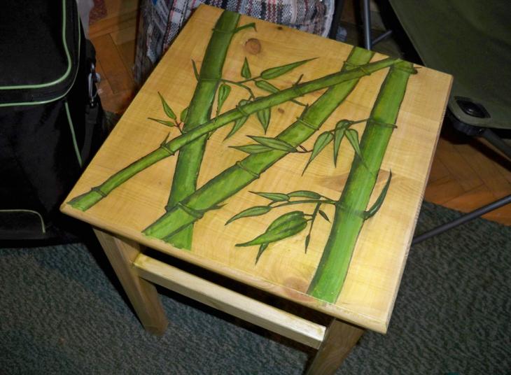 Декупаж табурета — правильная техника выполнения