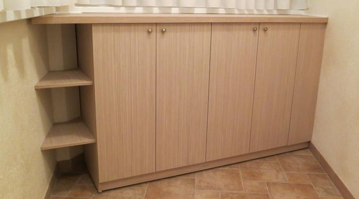 Как просто сделать тумбу для балкона самому
