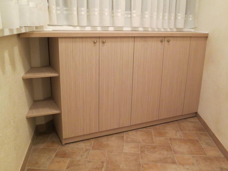 Как просто сделать тумбу для балкона самому