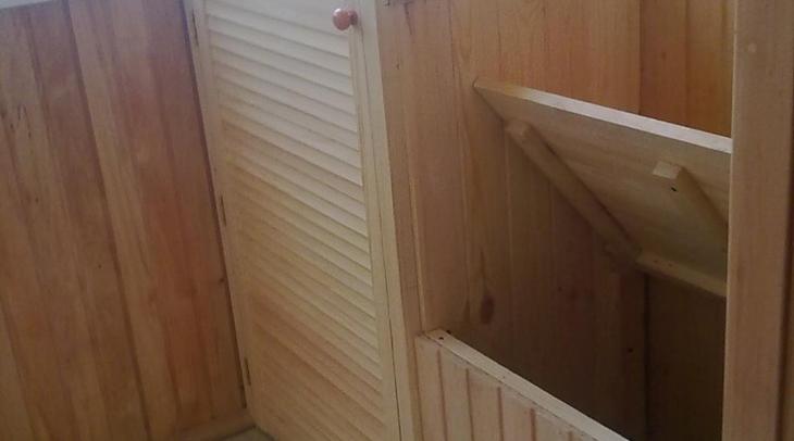 Как просто сделать тумбу для балкона самому