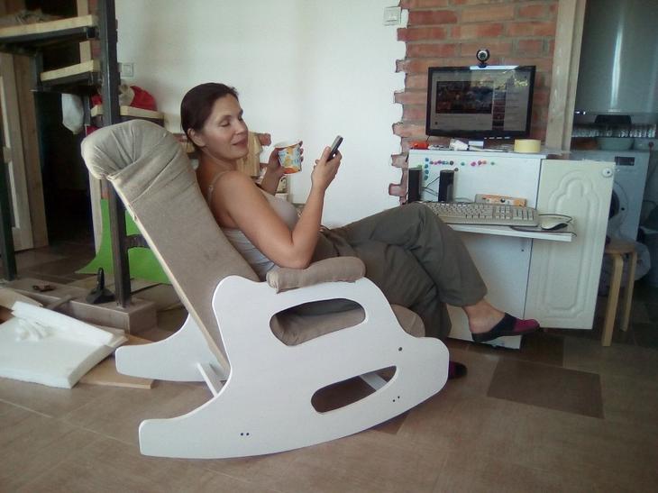 Кресло качалка своими руками: пошаговая инструкция