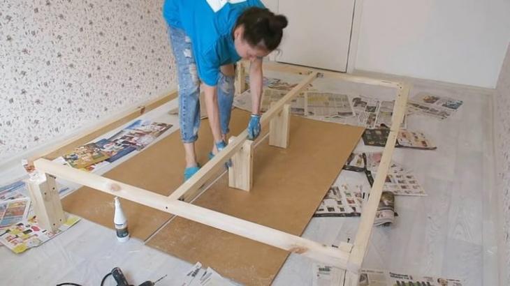 Кровать своими руками