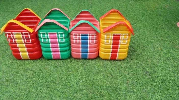 Оригинальная идея для украшения дачного участка