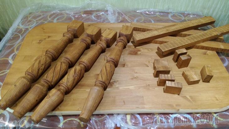 Шахматный журнальный столик своими руками