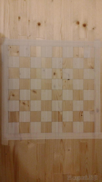 Шахматный журнальный столик своими руками