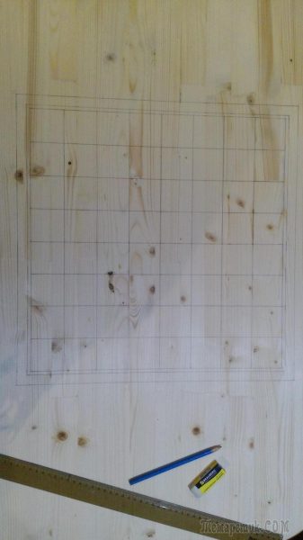 Шахматный журнальный столик своими руками