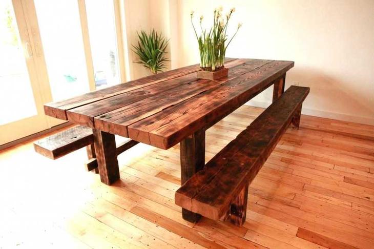 Стол из досок своими руками: как сделать стильные модели