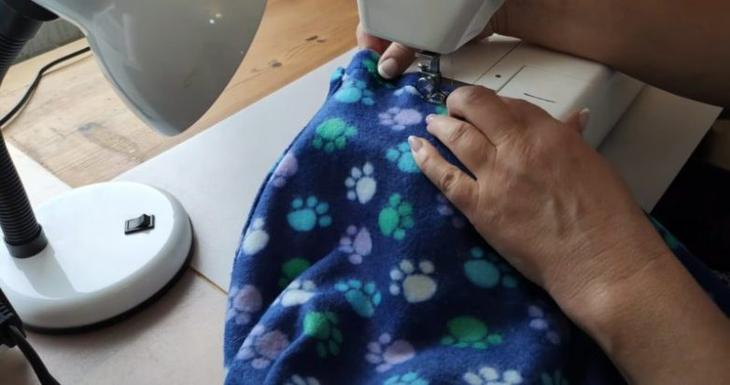 Удивительная переделка дешёвого пледа