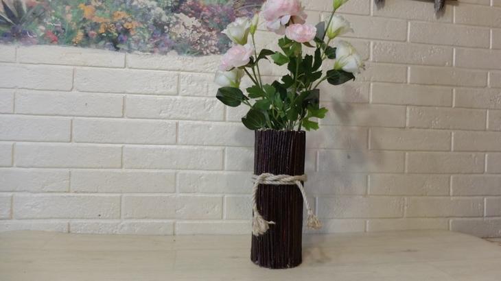 Ваза из веток. Как сделать не приклеивая каждую ветку?