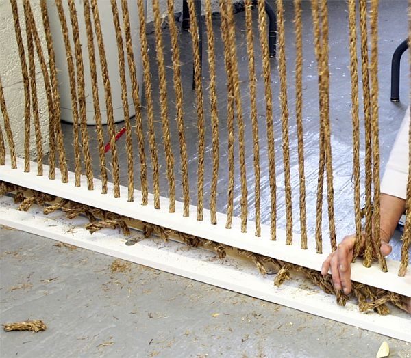 Верёвка в интерьере дома