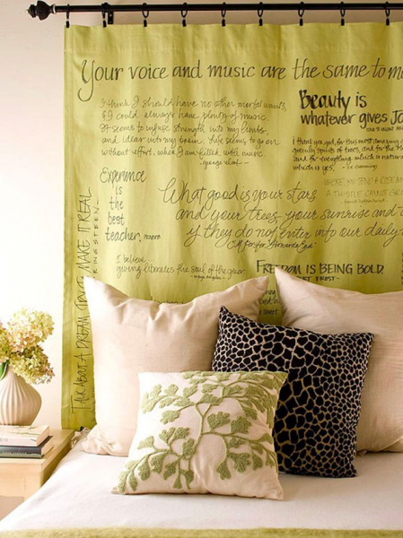 30 творческих идей украшения стены