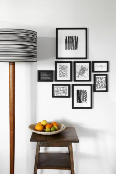 Фоторамки в интерьере — фото идеи красивого размещения