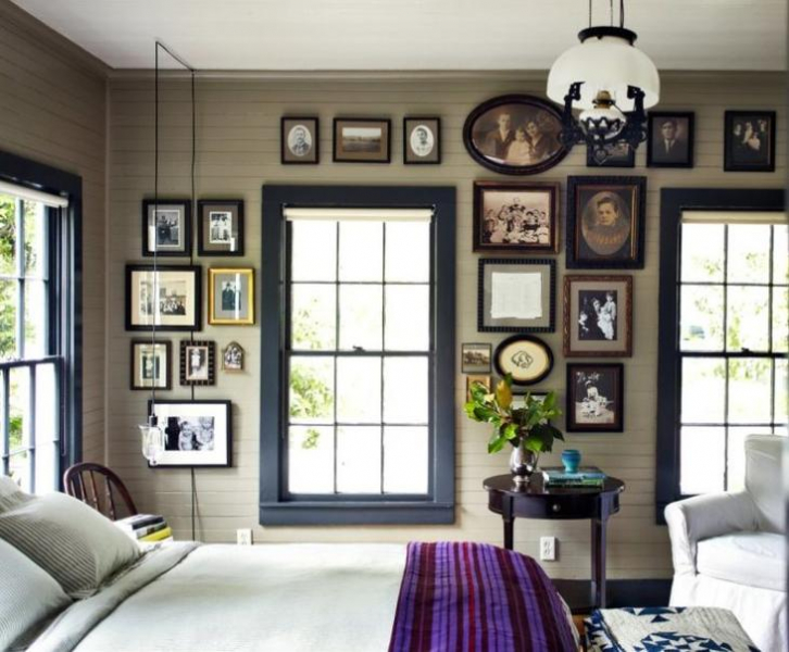 Фоторамки в интерьере — фото идеи красивого размещения