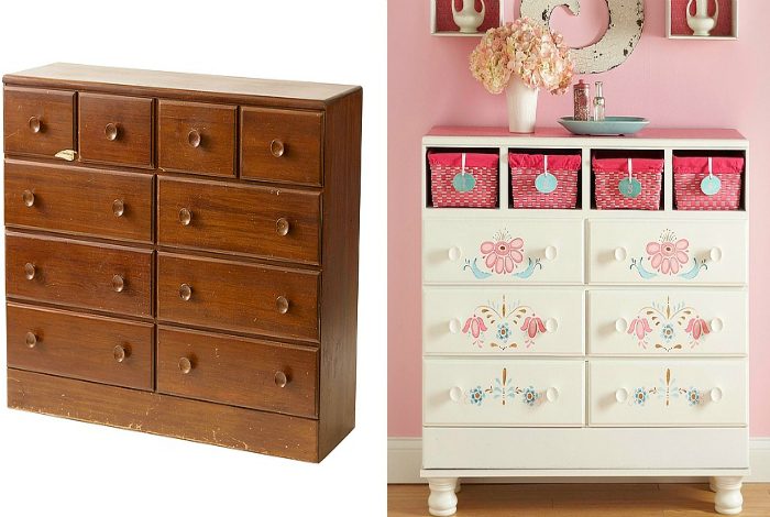 Идеи, как превратить старую мебель в дизайнерскую