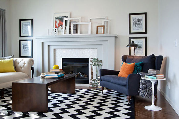 Идеи оформления стен рамками, которые преобразят интерьер