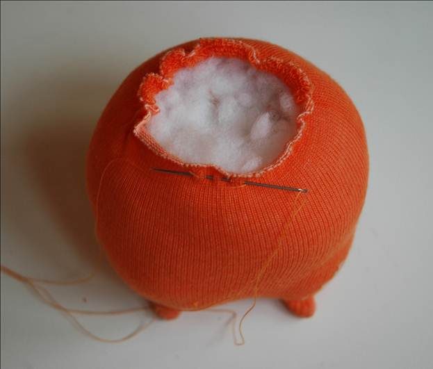 Игрушка-сова из носка