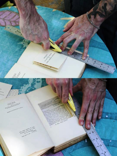 Как сделать из книги вазон для суккулентов