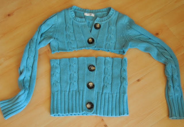 Как сшить снуд из трикотажной кофты